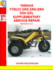 Thumbnail YAMAHA YTM225 DRS DRN ERN DXK DXL SUPPLEMENTARY SERVICE REPA