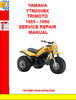 Thumbnail YAMAHA YTM200EK TRIMOTO 1983 - 1986 SERVICE REPAIR MANUAL