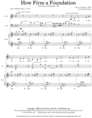 Thumbnail How Firm a Foundation : Sheet Music