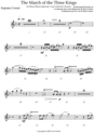Thumbnail The March of the Three Kings - Parts for Brass Band