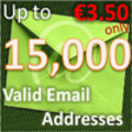 Thumbnail 15,000 Valid Email Addresses