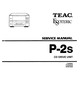 Thumbnail Teac P-2-S cd drive unit , Service Manual Thumbnail Teac P-2-S cd drive unit , Service Manual