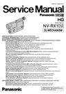 Thumbnail Panasonic Video-camera NV-RX1 , Service Manual