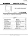 Thumbnail Sharp LC-15-B2EA  lcd tv , Original Service Manual