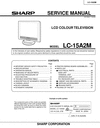 Thumbnail Sharp LC-15-A2M  lcd tv , Original Service Manual