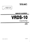 Thumbnail Teac VRDS-10 , Service Manual Thumbnail Teac VRDS-10 , Service Manual