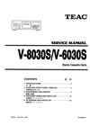 Thumbnail Teac V-6030-S & V-8030-S Cassette Deck , Service Manual Thumbnail Teac V-6030-S & V-8030-S Cassette Deck , Service Manual