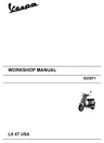 Thumbnail Piaggio Vespa LX-50 , LX-4T USA , Service - Workshop Manual