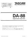 Thumbnail Tascam DA-88 DAT , Service Manual Thumbnail Tascam DA-88 DAT , Service Manual