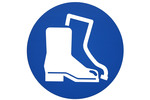Thumbnail Safety boot sign