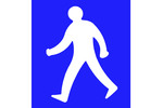 Thumbnail Man walking sign
