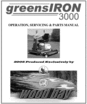 Thumbnail Operation, Servicing and Parts Manual of Greensiron 3000