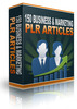 Thumbnail 150 Business & Marketing PLR Articles