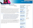 Thumbnail Wordpress music related Blog Template/Theme