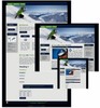 Thumbnail Skiing Blogger HTML WP Theme with MRR