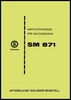 Thumbnail Instruktionsbok Volvo BM SM 871