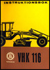 Thumbnail Instruktionsbok Volvo BM Väghyvel VHK 116