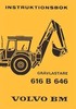 Thumbnail  Instruktionsbok till Volvo BM 616 B & 646