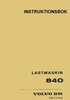Thumbnail Instruktionsbok Volvo BM LM 840