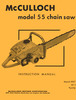 Thumbnail McCulloch 55 Chain Saw Owners & Operators Manual 