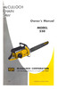 Thumbnail McCulloch 550 Chain Saw Owners & Operators Manual 