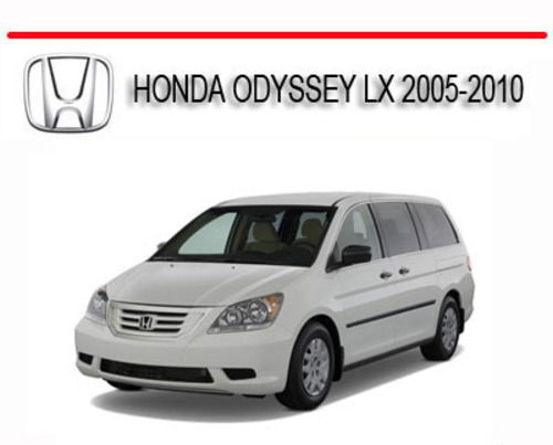 HONDA ODYSSEY LX 2005-2010 REPAIR SERVICE MANUAL - Download Manuals...