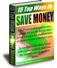 Thumbnail 15 Top Ways to Save Money