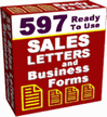 Thumbnail 597 Ready To Use Sales Letters and Business Forms