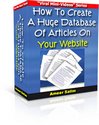 Thumbnail How To Create A Huge Database Of Articles On Your Website