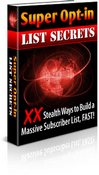 Thumbnail Super Opt-in List Secrets Thumbnail Super Opt-in List Secrets