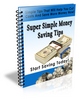 Thumbnail Super Simple Money Saving Tips with Private Label Rights