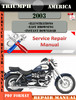 Thumbnail Triumph America 2003 Digital Repair Manual Thumbnail Triumph America 2003 Digital Repair Manual