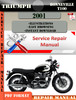 Thumbnail Triumph Bonneville T100 2001 Digital Repair Manual Thumbnail Triumph Bonneville T100 2001 Digital Repair Manual