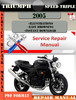 Thumbnail Triumph Speed Triple 2005 Digital Repair Manual