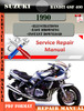 Thumbnail Suzuki Bandit GSF 400 1990 Digital Service Repair Manual