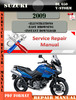 Thumbnail Suzuki DL 650 V-Storm 2009 Digital Service Repair Manual