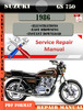 Thumbnail Suzuki GS 750 1986 Digital Factory Service Repair Manual