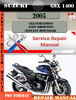 Thumbnail Suzuki GSX 1400 2005 Digital Factory Service Repair Manual
