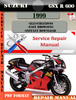 Thumbnail Suzuki GSX R 600 1999 Digital Factory Service Repair Manual