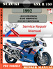 Thumbnail Suzuki GSX R 750 1992 Digital Factory Service Repair Manual Thumbnail Suzuki GSX R 750 1992 Digital Factory Service Repair Manual
