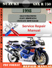 Thumbnail Suzuki GSX R 750 1998 Digital Factory Service Repair Manual Thumbnail Suzuki GSX R 750 1998 Digital Factory Service Repair Manual