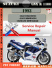 Thumbnail Suzuki GSX R 1100 1993 Digital Factory Service Repair Manual