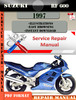 Thumbnail Suzuki RF 600 1997 Digital Factory Service Repair Manual