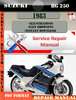 Thumbnail Suzuki RG 250 1983 Digital Factory Service Repair Manual