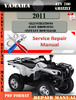 Thumbnail Yamaha ATV 700 Grizzly 2011 Digital Service Repair Manual