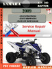 Thumbnail Yamaha ATV 700 Raptor 2009 Digital Service Repair Manual
