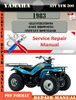 Thumbnail Yamaha ATV YFM 200 1983 Digital  Factory Service Repair Manu