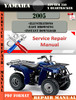 Thumbnail Yamaha ATV YFM 250 X Beartracker 2005 Digital Service Repair