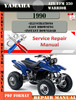 Thumbnail Yamaha ATV YFM 350 Warrior 1990 Digital Service Repair Manua