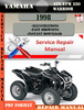 Thumbnail Yamaha ATV YFM 350 Warrior 1998 Digital Service Repair Manua